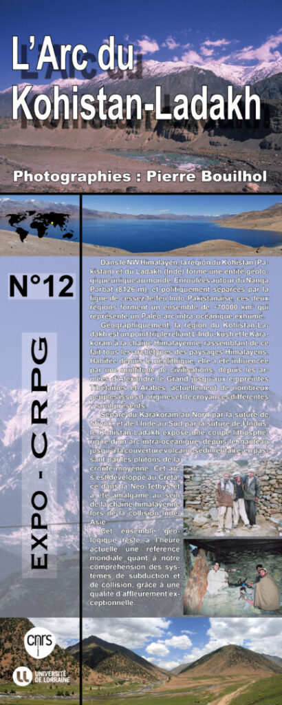 Affiche de l'exposition "L'arc du Kohistan-Ladakh"
