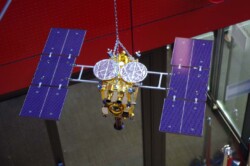 Photo de l'exposition du CRPG à la Manufacture pour les 80 ans du CNRS