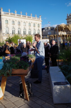 Photos : participation de David Bekaert aux Jardins Ephemeres le 15 oct 2023