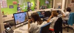 Emission TV8 à l'hopital d'enfants du CHU Brabois sur Mars avec Nicolas, Clarisse et Jessica en février 2024
