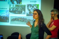 Conférence au lycée Callot en avril 2024 pour les élèves de 1eres et terminales : Guillaume Paris, Laurette Piani