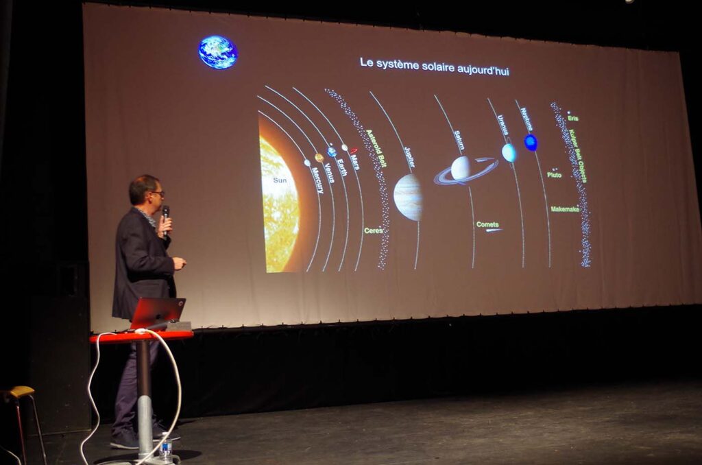 la conférence de Bernard Marty à la Manufacture pour les 80 ans du CNRS
