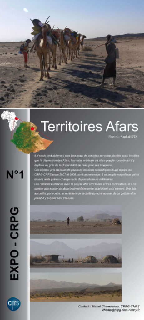 Photographie mission de terrain en Afar