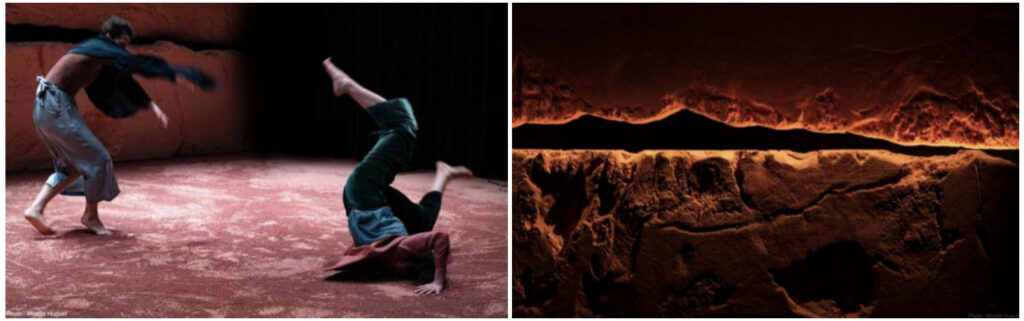 Photographies illustrant la pièce de théâtre Après tout de la compagnie Présomption de présence