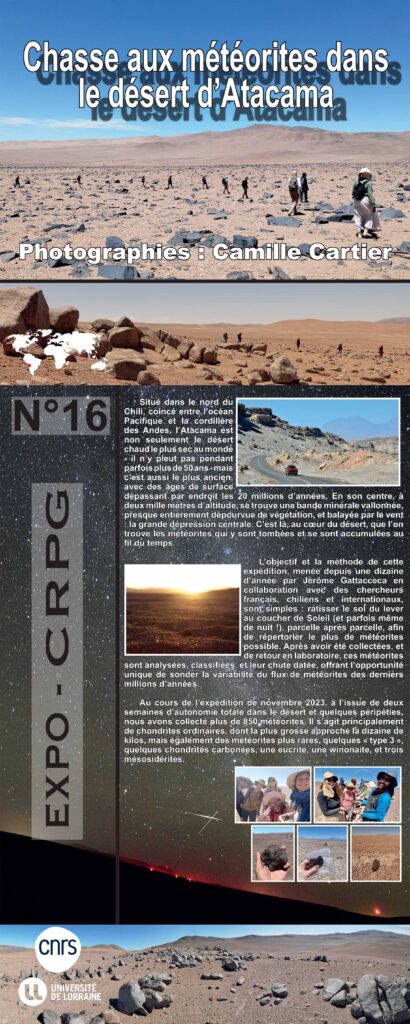 Exposition de photographies de l'Atacama (Camille Cartier)