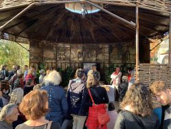 Photo de l'intervention au Jardin Ephémère en 2021