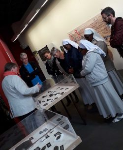 Photo de l'exposition du CRPG à la Manufacture pour les 80 ans du CNRS