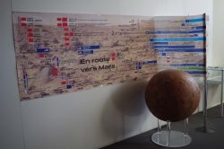 Photo de l'exposition du CRPG à la Manufacture pour les 80 ans du CNRS