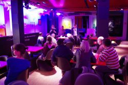 Photo de l'exposition du CRPG à la Manufacture pour les 80 ans du CNRS