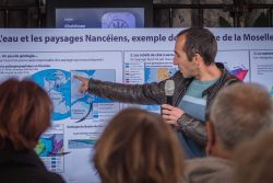 Photo de l'intervention au Jardin Ephémère en 2021