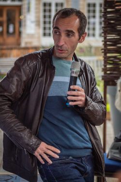 Photo de l'intervention au Jardin Ephémère en 2021