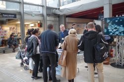 Photographie de la participation du CRPG au Train du Climat en 2015