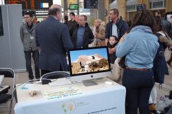 Photographie de la participation du CRPG au Train du Climat en 2015
