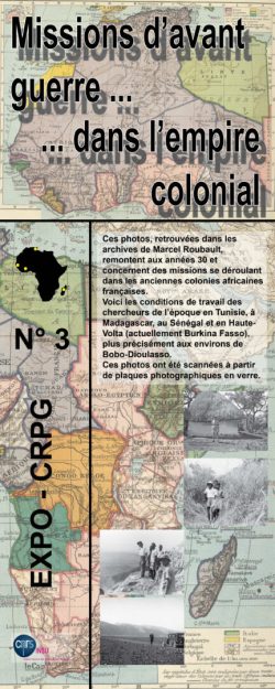 Photographie missions d'avant guerre