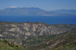 Photographie de l'exposition "Le rift de Corinthe"
