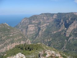 Photographie de l'exposition "Le rift de Corinthe"