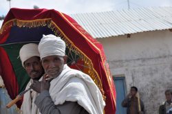 Photographie de l'exposition "Mission sur le volcan Erta Ale en Afar"