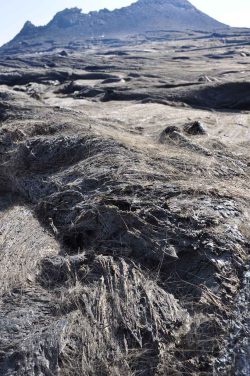 Photographie de l'exposition "Mission sur le volcan Erta Ale en Afar"