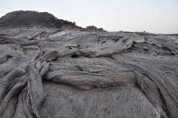 Photographie de l'exposition "Mission sur le volcan Erta Ale en Afar"