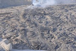 Photographie de l'exposition "Mission sur le volcan Erta Ale en Afar"