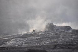 Photographie de l'exposition "Mission sur le volcan Erta Ale en Afar"
