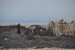 Photographie de l'exposition "Mission sur le volcan Erta Ale en Afar"