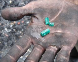 Photographie de l'exposition "Le monde merveilleux des Gemmes"