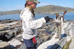 Photographie de l'exposition "Expédition en terre Inuite"