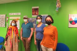 Photo intervention à l'hopital d'enfant - émissions sur les volcans