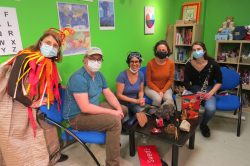 Photo intervention à l'hopital d'enfant - émissions sur les volcans