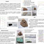 Image du poster de M. Barthez sur la composition minéralogique de la pegmatite du CRPG
