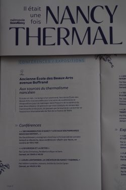 Photographie de la participation des chercheurs du CRPG pour l'inauguration de Nancy Thermal - 24-25 mars 2023