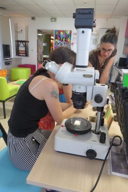 Atelier avec les enfants au CHU Brabois, juin 2023