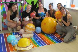 Atelier avec les enfants au CHU Brabois, juin 2023