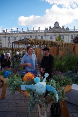 Photos : participation de David Bekaert aux Jardins Ephemeres le 15 oct 2023