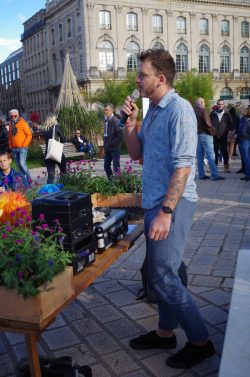 Photos : participation de David Bekaert aux Jardins Ephemeres le 15 oct 2023