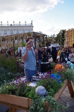Photos : participation de David Bekaert aux Jardins Ephemeres le 15 oct 2023