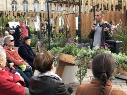 Photos : participation de Julien Chareau aux Jardins Ephemeres le 22 oct 2023