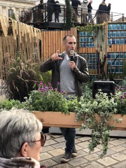 Photos : participation de Julien Chareau aux Jardins Ephemeres le 22 oct 2023