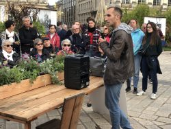 Photos : participation de Julien Chareau aux Jardins Ephemeres le 22 oct 2023