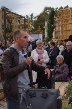 Photos : participation de Julien Chareau aux Jardins Ephemeres le 22 oct 2023
