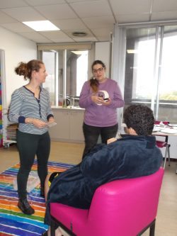 Atelier Ptits Cueilleurs d'Etoiles à l'hopital d'enfants du CHU Brabois - octobre 2023