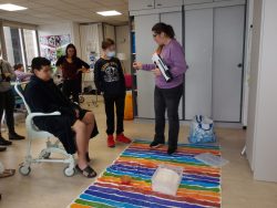 Atelier Ptits Cueilleurs d'Etoiles à l'hôpital d'enfants du CHU Brabois - octobre 2023