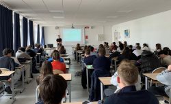 Conférence au lycée Callot en avril 2024 pour les élèves de 1eres et terminales : David Bekaert