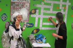 Texte alternatif Emission TV8 sur les conditions de vie dans l'espace au CHU Brabois