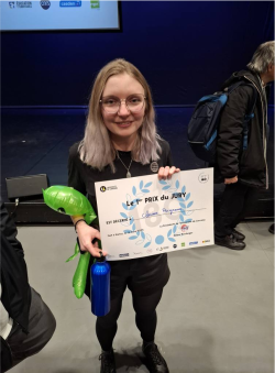 Ma Thèse en 180 secondes Finale de l'université de Lorraine (photo Clarisse)