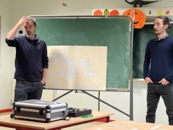 Atelier sur l'eau et les roches au périscolaire de l'école primaire de Brabois - novembre 2025