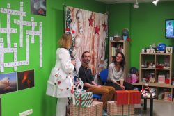 Photo de l'émission TV8 sur la formation de la Terre et des Volcans (Hopital d'enfants CHU Brabois) - Dec. 2025 Photo de l'émission TV8 sur la formation de la Terre et des Volcans (Hopital d'enfants CHU Brabois) - Dec. 2025