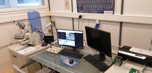 Photographie du MEB JEOL 6510 au CRPG